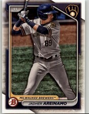 2024 Bowman Jadher Areinamo Prospects #BP-2 Milwaukee Brewers