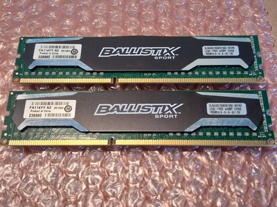 メ*ア様 BALLISTIX by Micron DDR4-2666 8GB×2 Crucial 8GB DDR4 2666 Desktop DIMM RAM by micron Ballistix XMP PC4
