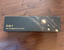 New Nicebay Ceramic Flat and Curling Iron Reg. 110 NIB