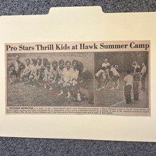 Camp Chickagami Wisconsin Harry Gallatin Sonny Randle 1963 Sporting News 5X10