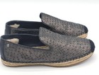 Ugg Sandrinne Bronze-Black Metallic Leather Espadrilles Shoes Size UK 5.5 EUR 38
