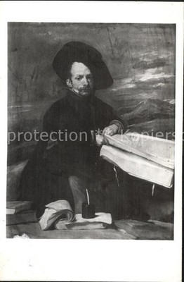 Kuenstlerkarte Velazquez El Bufon Don Diego de Acedo E