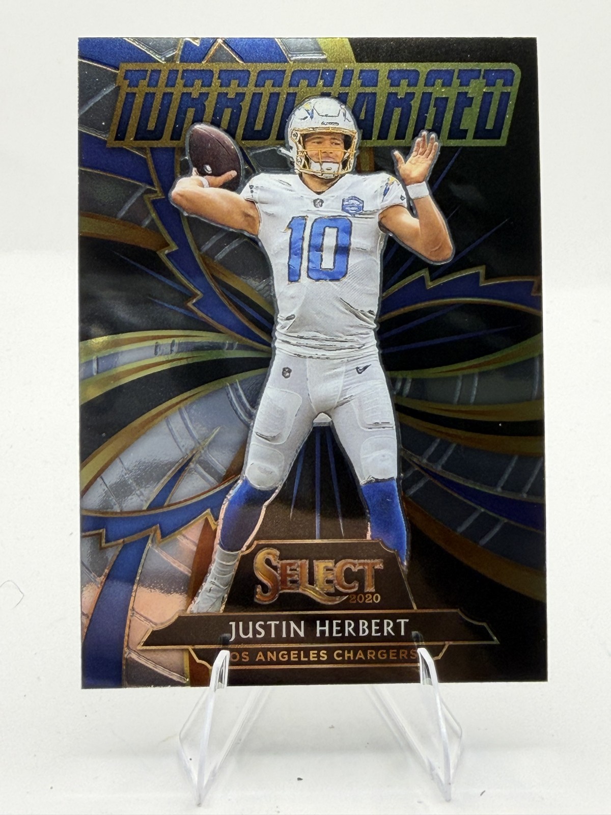 2020 Panini Select - Turbocharged Justin Herbert #T24 (RC)
