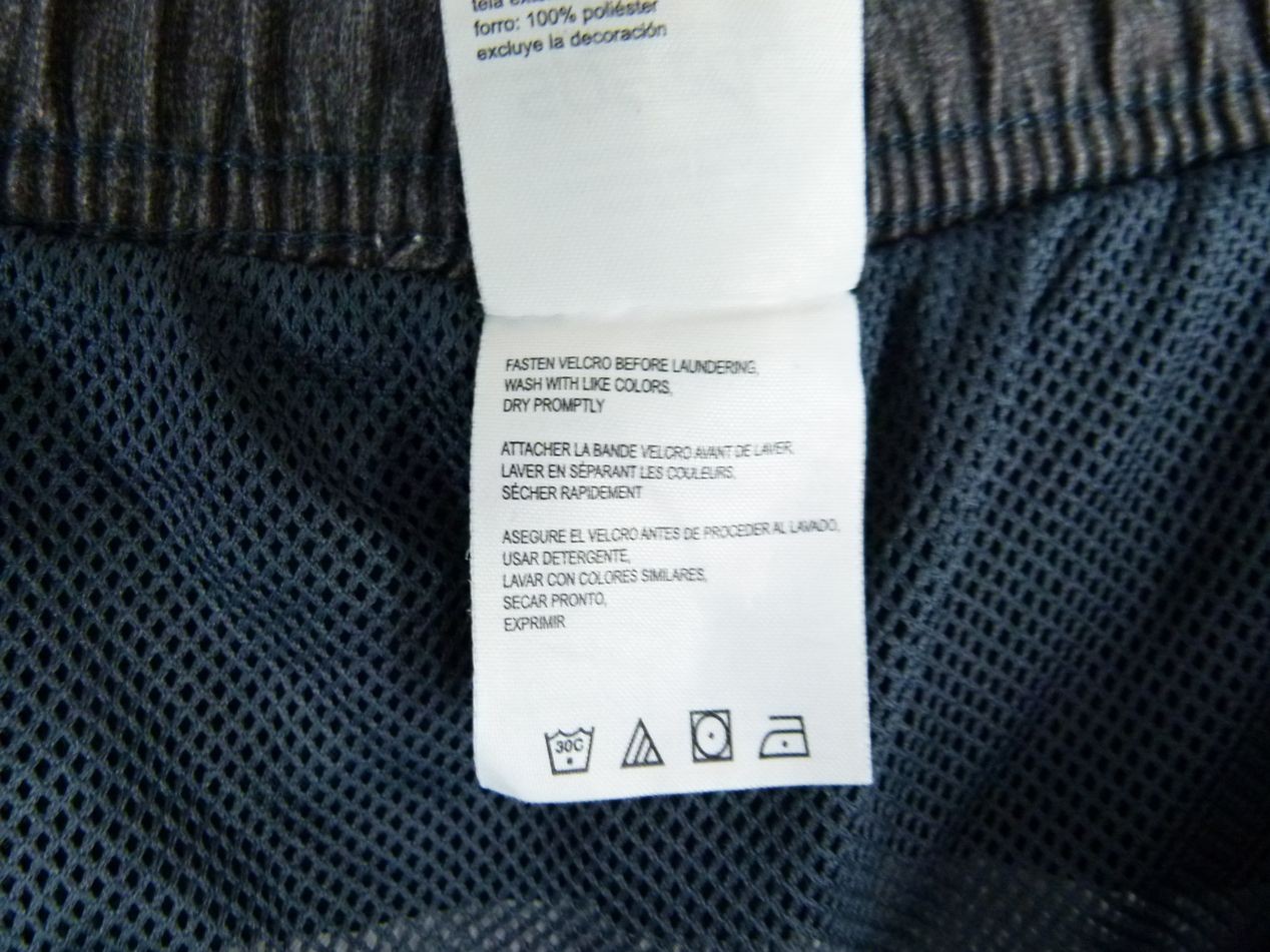 Speedo Men Large Gray Solid Polyester Cargo Swim … - image 6