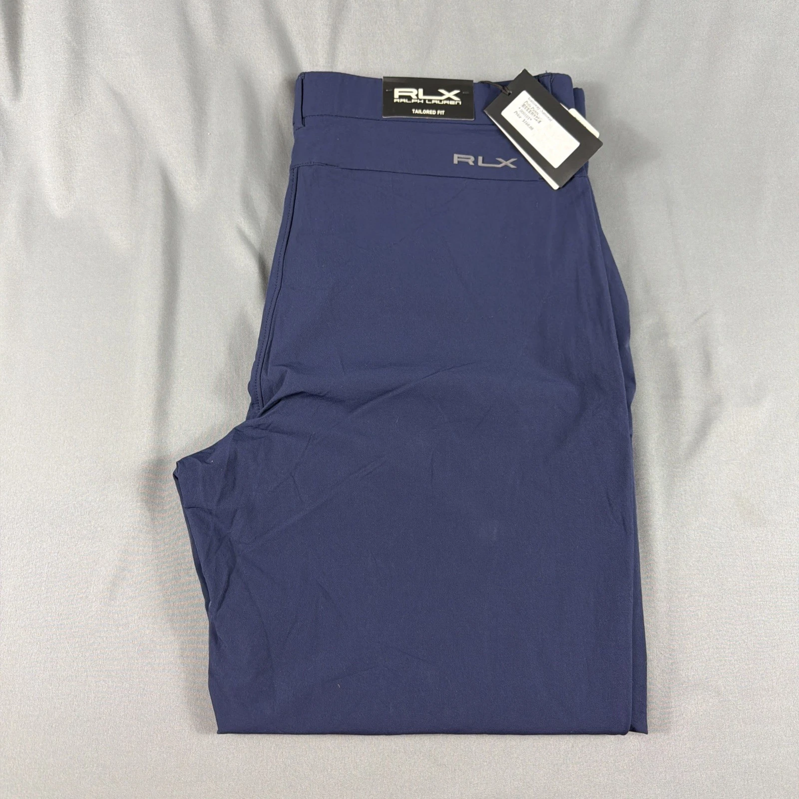RLX Ralph Lauren Golf Pants Tailored Fit 36 x 30 Navy Nylon NWT MSRP $160