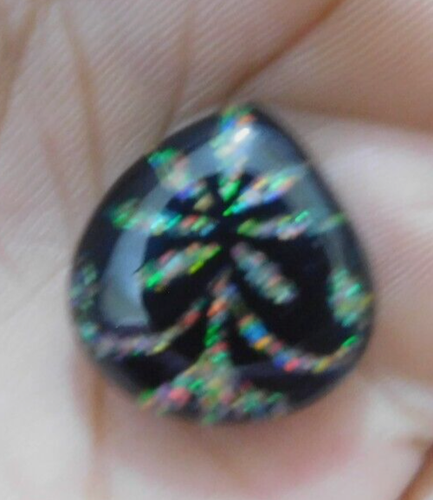 10.35Ct Natural Certified Multi Color Monarch Fire Opal Pear Loose Gemstone - Imagen 6 de 6