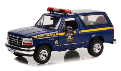 1996 FORD BRONCO XLT NEW YORK STATE POLICE DEPARTMENT 1:18 BY