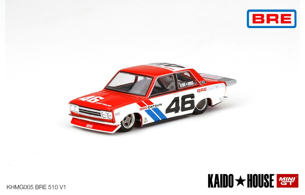 ミニカー KAIDO HOUSE MINI GT Datsun 510 016 017 Mini GT x Kaido House 1:64 Datsun 510 Pro Street BRE #46 V1