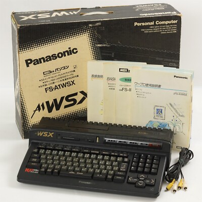 FS-A1WSX MSX2+ パナソニック Panasonic パナソニック製MSX2+「FS-A1WSX」のメンテナンス済みモデルが税込4.3万
