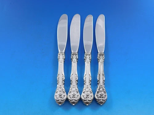 King Edward By Gorham Sterling Silver Butter Spreader HH Modern Set 4 pc 6 1/4"