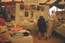 1962 Professional Golfers Association PGA Trade Show Tent Vintage 35mm Slide