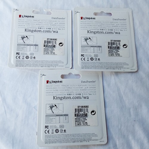 Genuine Kingston 8GB Data Traveler USB Flash Memory Stick - Photo 4/4
