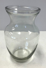 Thick Glass Vase Large Wide Mouth Vase for Flowers Centerpiece 8" Tall   13