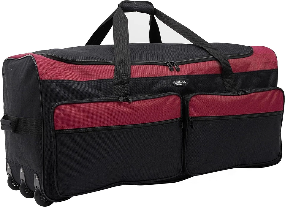 36 Inch Large Rolling Travel Duffel Bag with Wheels, Luggage Bag for Men & Women - Image 3 of 4