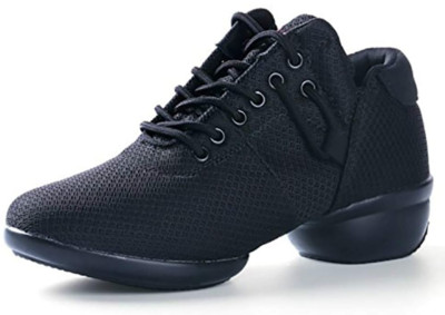 Mesh Women's Modern Split-Sole Dance Ballroom Breathable Lightweight Sneaker 7.5