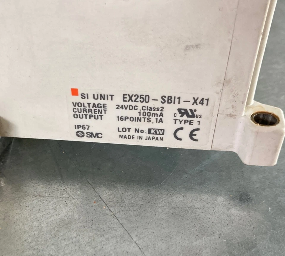 SMC SI UNIT EX250-SBI1-X41 + 8x SV1100-5FU Ventilinsel Pneumatikventil - Bild 4 von 4