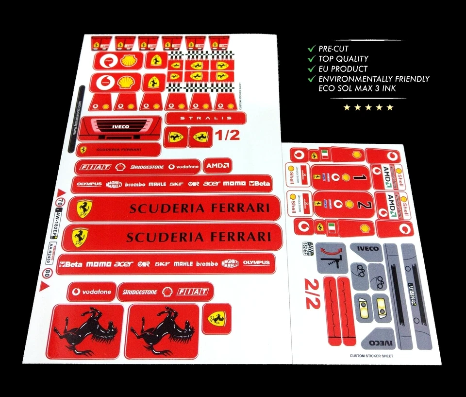 Custom Aufkleber für 8654 Replacement Sticker