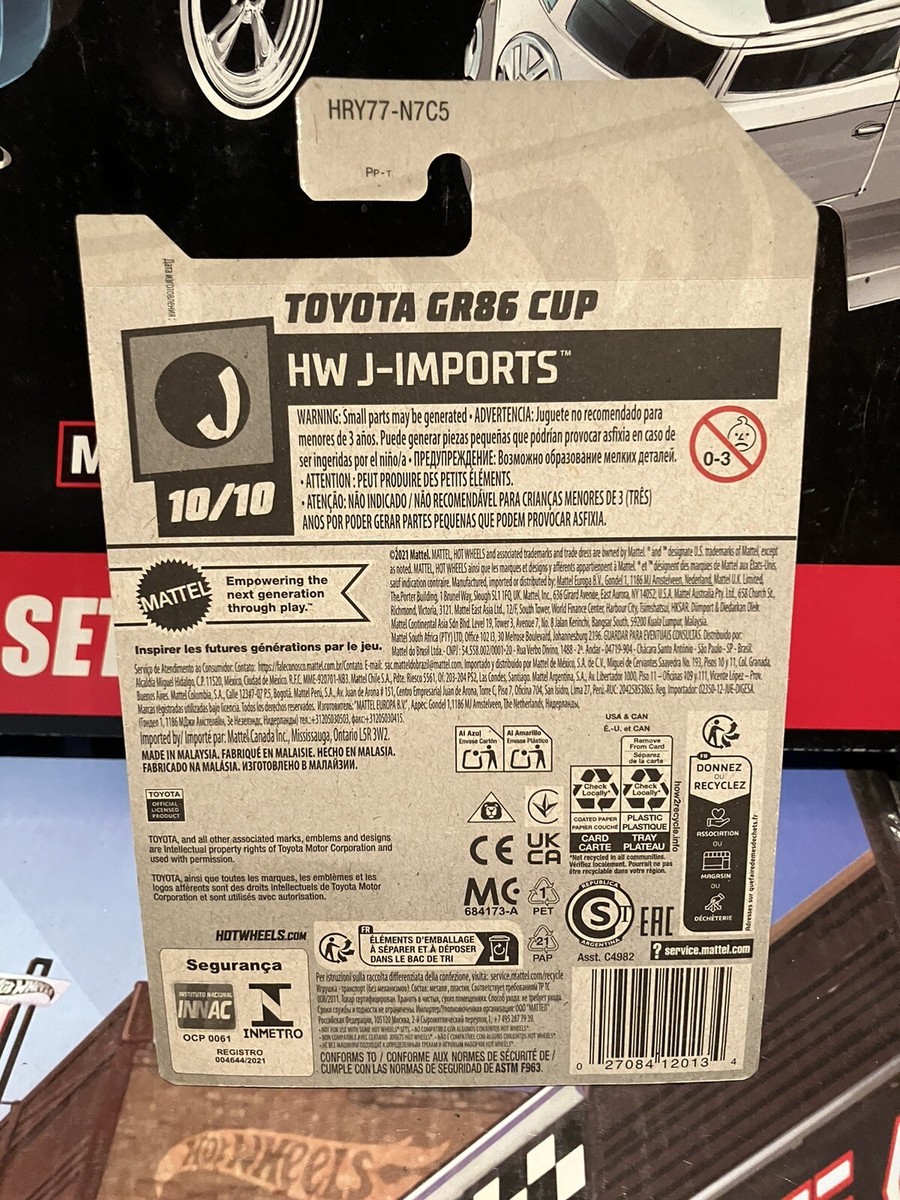 Hot Wheels Toyota Gr86 Cup Toni Breidinger Mattel 2024 Nuevo | Meses sin interés