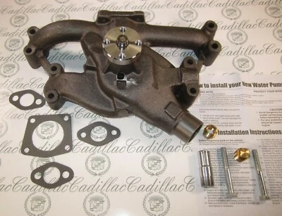 1958-1962 Cadillac Water Pump | 365 390 V8 | New with Hardware | Free Shipping - Bild 1 von 4