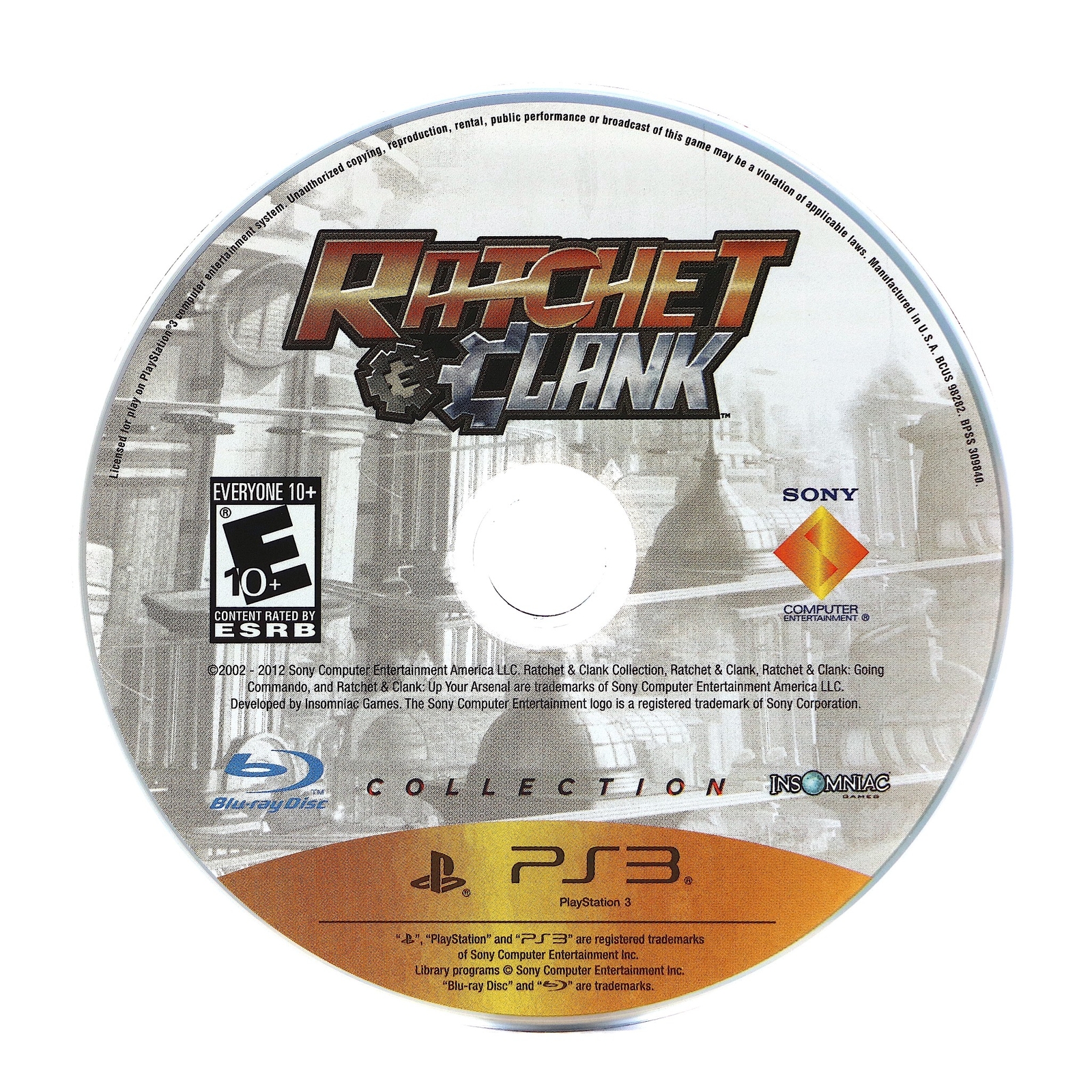 Ratchet & Clank Collection Playstation 3 PS3 Game Disc Only NTSC eBay