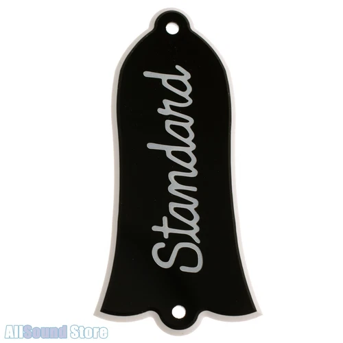 2-Ply BLACK Bell Truss Rod Cover for Gibson Les Paul SG Custom or Standard 