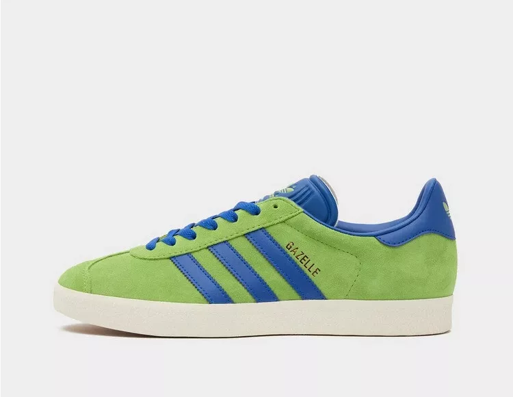 adidas Originals Gazelle Men s Trainers in Green and Blue eBay