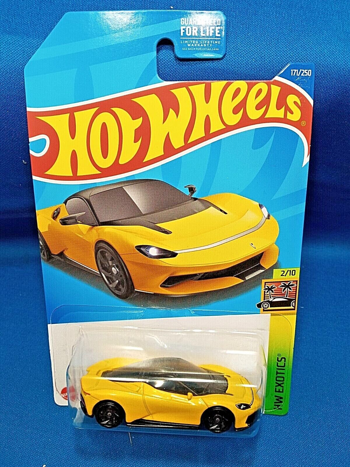 Hot Wheels Automobili Pinninfarina Battista HW Exotics Yellow Diecast 1:64 Scale