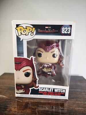 Scarlet Witch Wanda Vision Marvel Studios Funko Pop 823 Not Mint