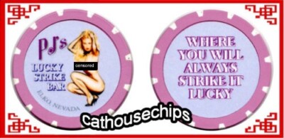 PJ's Lucky Strike Elko Nev. Legal Brothel Cat House Whore House Chip