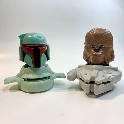 McDonalds Boba Fett \u0026 Chewbacca Toys, Star Wars Wookie Ship Mandalorian  Disney | eBay