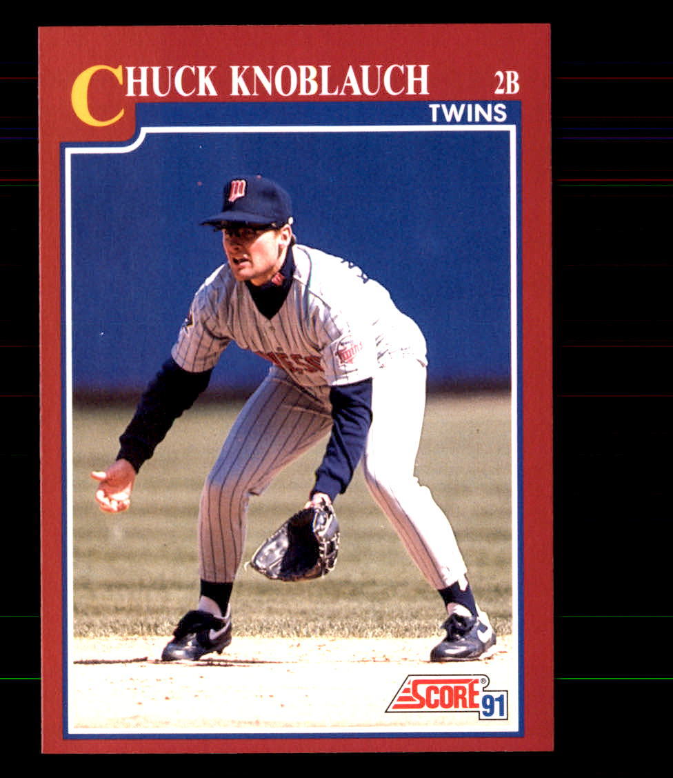 1991 Score Rookie & Traded #93T Chuck Knoblauch Minnesota Twins | eBay
