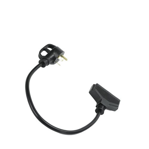 Cable adaptador Tri Outlet Home RV 30A a (3) 15A 125/250V con mango de agarre - Imagen 1 de 8