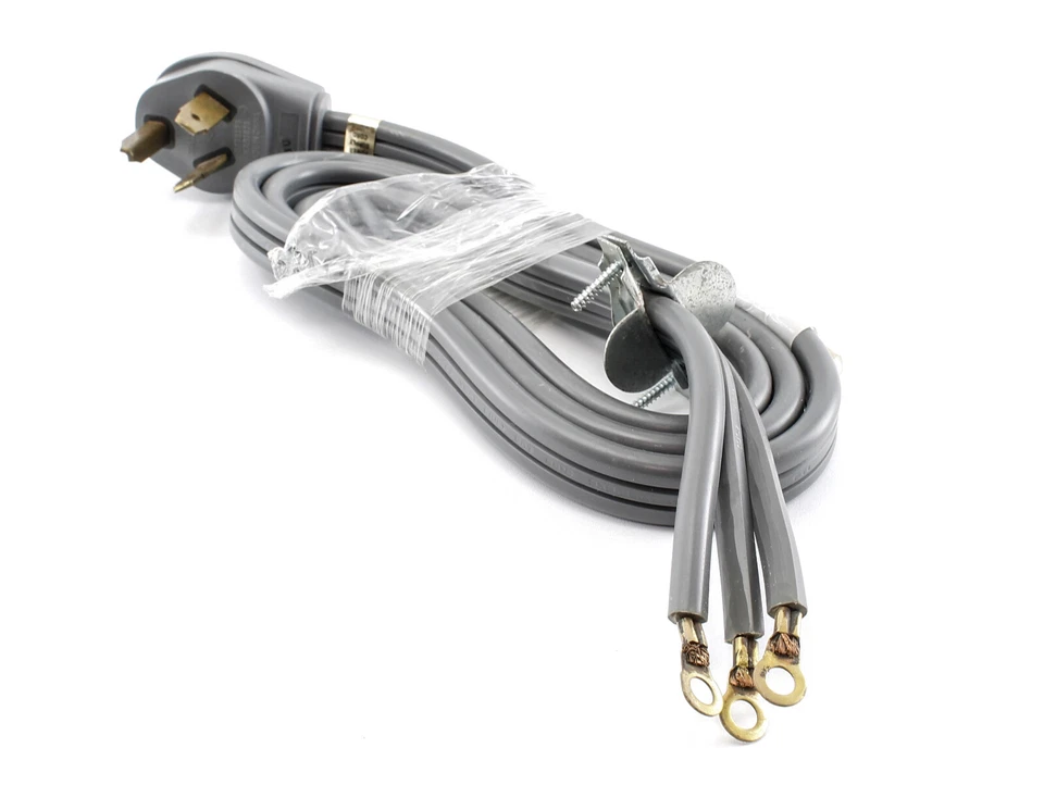 Cable de secadora HDX 6 pies 3 clavijas de repuesto calibre 10 627833 Foto 2 de 4