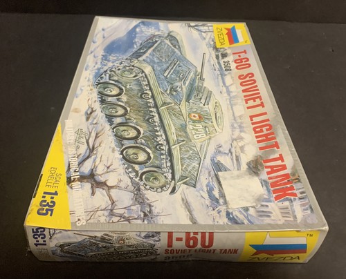 T-60 Soviet Light Tank Zvezda 1:35 Plastic Tank Model Kit 3523 Sealed WW2 Russia - Picture 6 of 6
