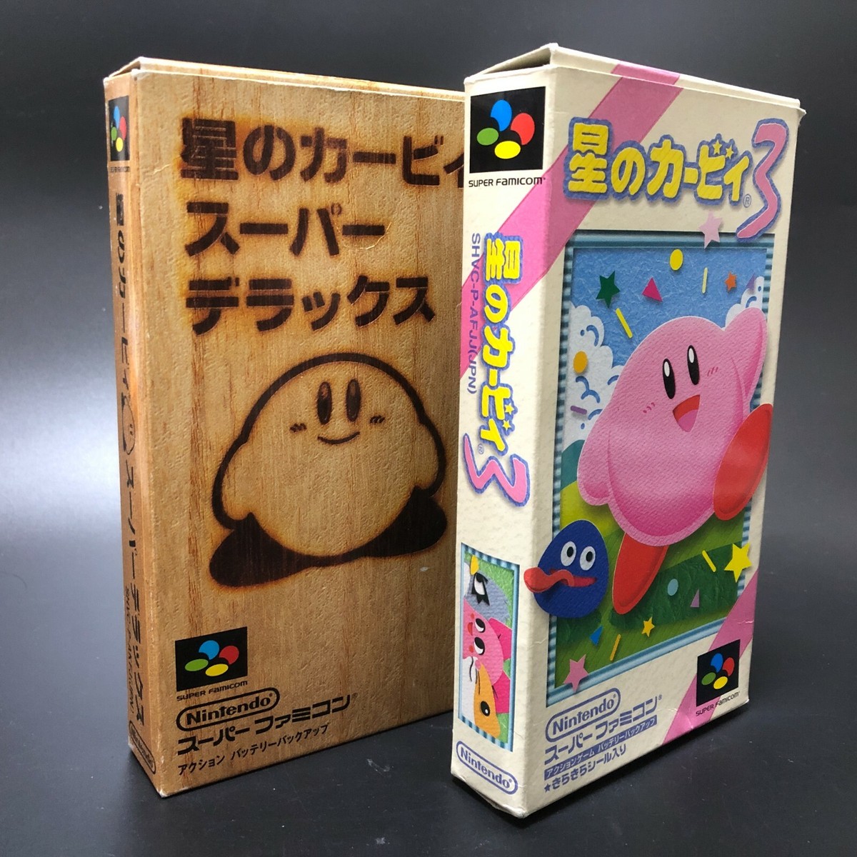 lot 2 games Kirby 3 Kirby Super Deluxe Super Famicom SFC lot 2 games Kirby 3 Kirby Super Deluxe Super Famicom SFC