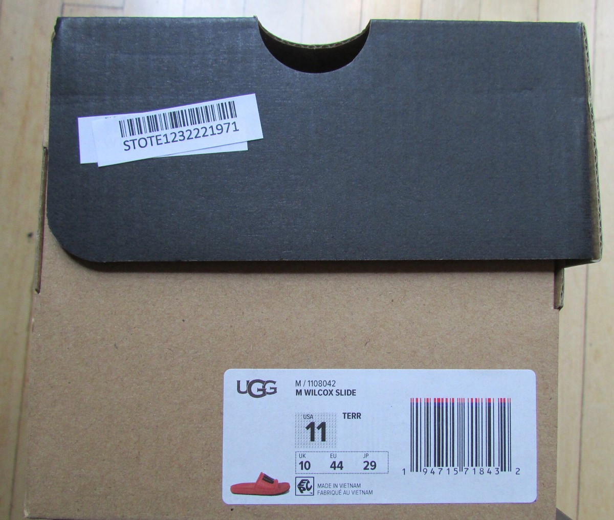 UGG Shoes Men\'s Wilcox Sandal Slides Terracotta Size 12- NEW UGG M Wilcox Slide 1108042/ TERR Men main image 2