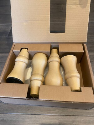 IKEA STOCKSUND Legs For Armchair/sofas Light Brown 4 Pack 002.893