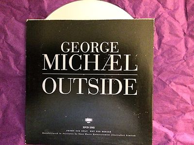 George Michael Outside プロモCD George Michael - Outside. Remixes