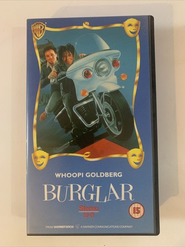 Burglar - vhs video tape - Cult Classic - Whoopi Goldberg