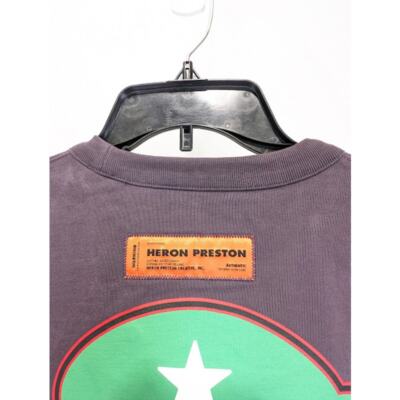 Heron Preston Q:2/HP Monster Short Sleeve Tee T-Shirt in Purple