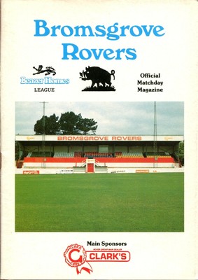 A5 Bromsgrove Rovers v Witney Town 21/11/89 Westgate Cup