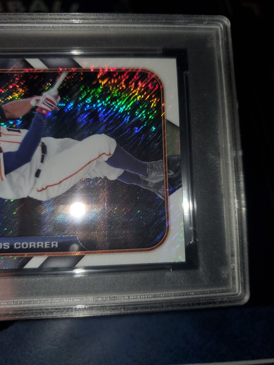 その他 CARLOS CORREA bowman refractor auto 2013 Bowman Chrome Carlos Correa Refractor Auto Autograph