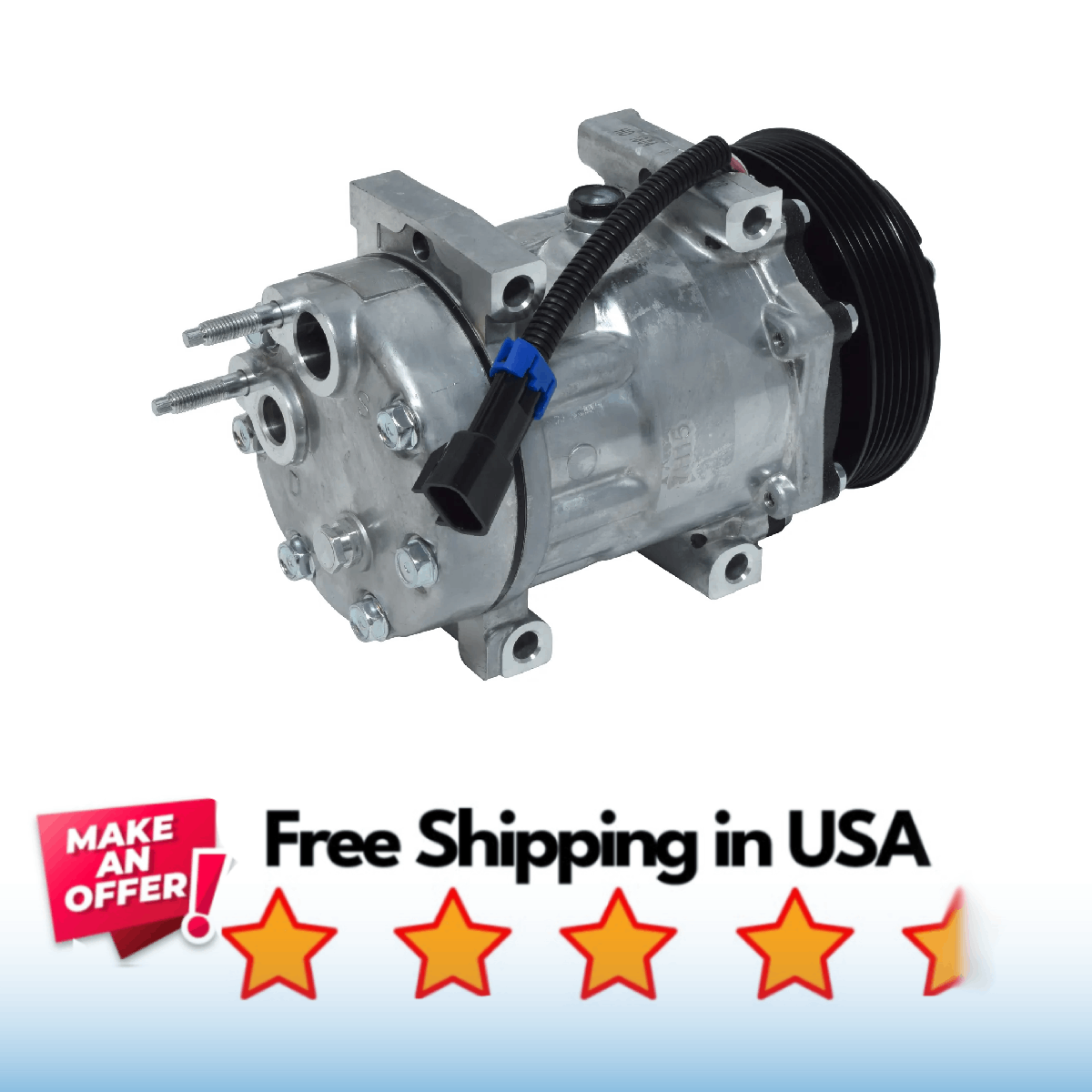 Compressor A/C Fit International 4200 2002-2006, International 4300 ...