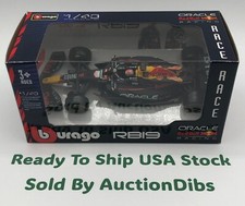 Bburago F1 Red Bull Max Verstappen 1 With Helmet 2023 RB19 1/43   USA Stock