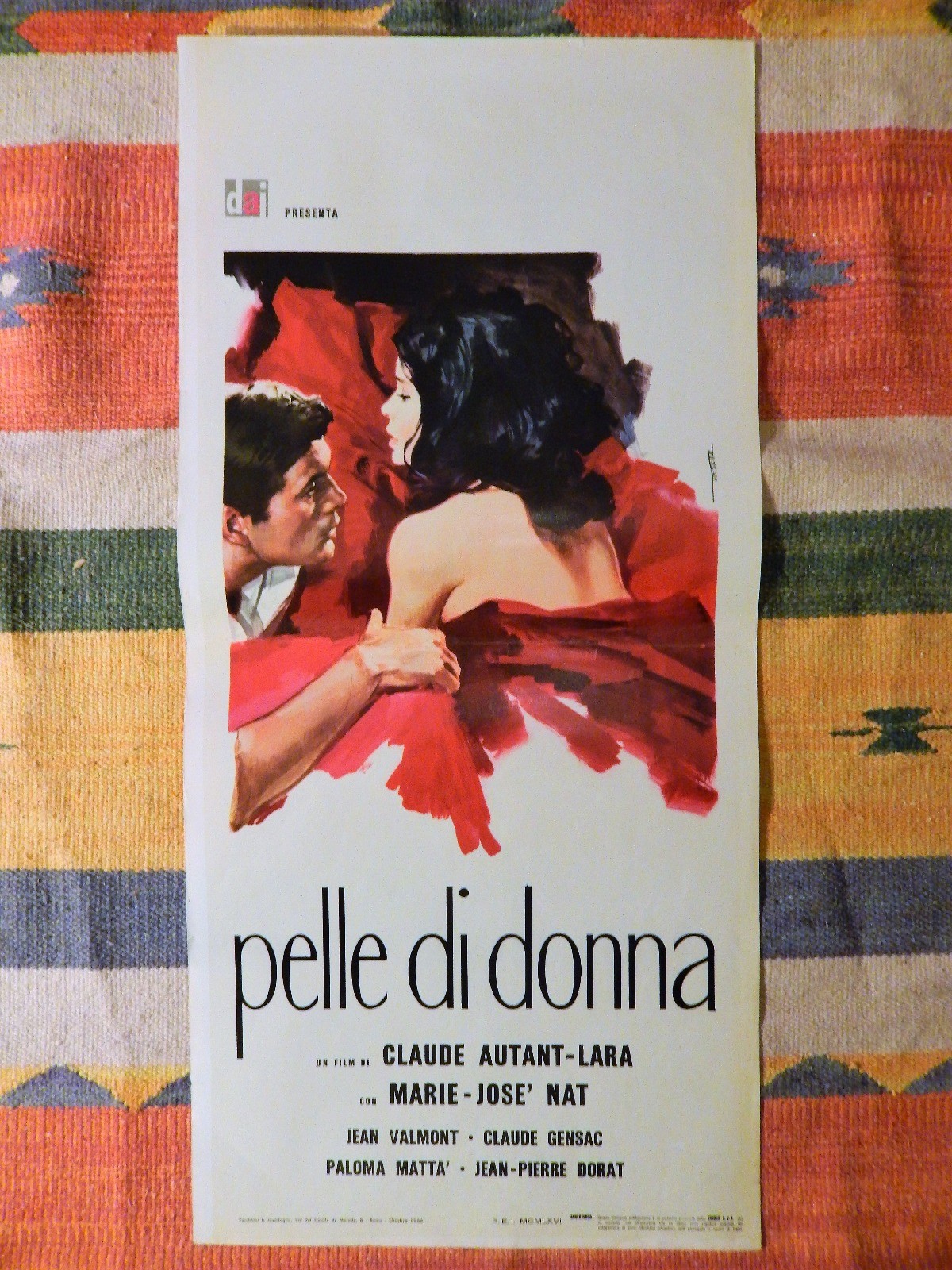 Locandina originale film PELLE DI DONNA (1965) - Regia di Claude Autant-Lara