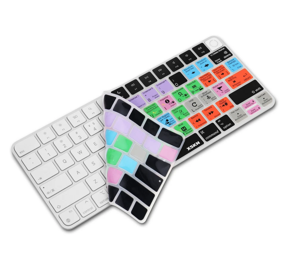 XSKN Logic Pro Shortcuts Keyboard Cover Skin for iMac 24" Magic Keyboard 2021+ - Image 4 of 4