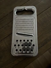 VINTAGE 8.5" Farberware Stainless Steel Food Cheese Grater Three in One