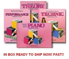 Bastien Piano Basics 4 Books Pack, Primer Level set Performance, Technic, Theory