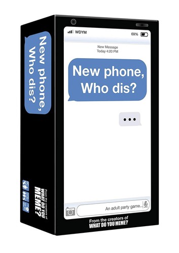 WHAT DO YOU MEME? New Phone, Who Dis? Core Adult Offline Texting Party Game - 第 1/5 張圖片