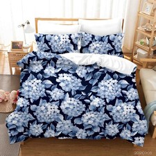 3D Floral Leaf Pattern Quilt Cover Set Duvet Cover Bedding Pillowcases